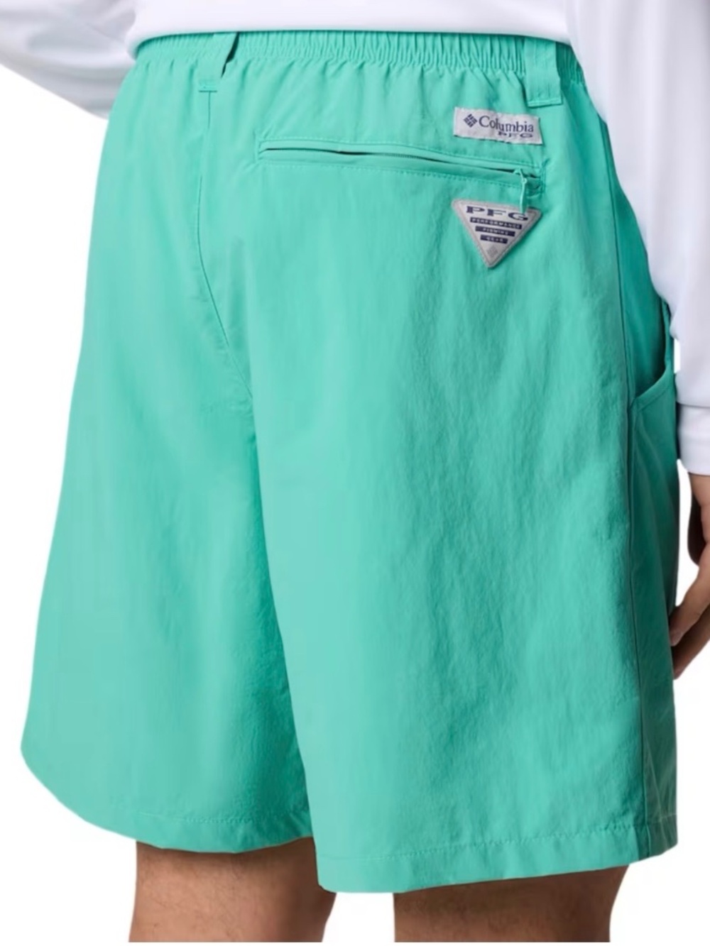 Columbia PFG Backcast IV Water Shorts Green Size 2XL Omni Shade Outdoor Fishing